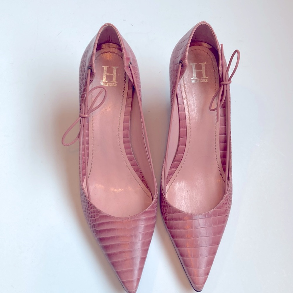 Pink Tommy Hilfiger high heel
